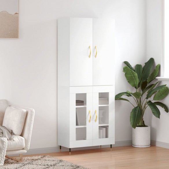 Buffet haut Blanc 69,5x34x180 cm 