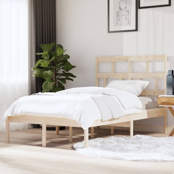 Lit Bois de pin massif 120x200 cm