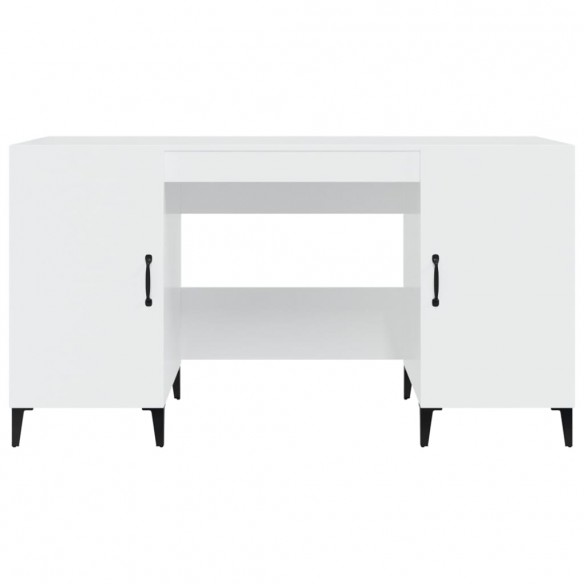 Bureau Blanc brillant 140x50x75 cm  Bureau Blanc brillant 140x50x75 cm
