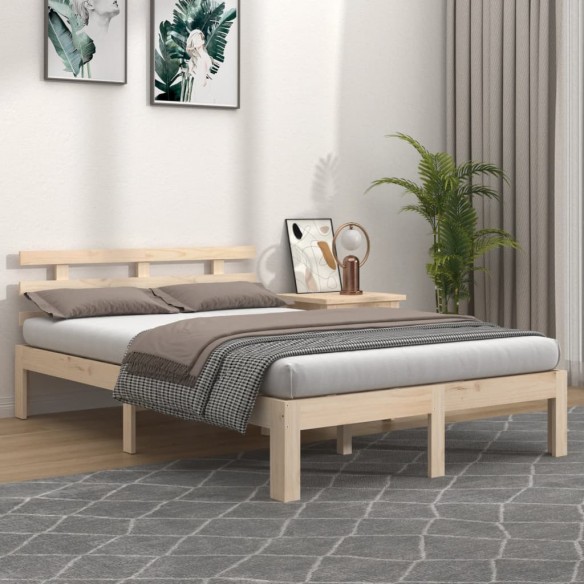 Lit Bois massif 140x200 cm