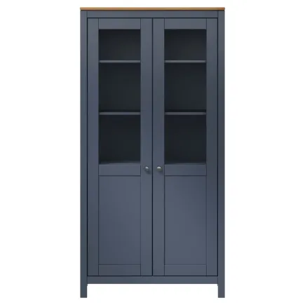 Buffet Hill Gris 85x37x170,5 cm Bois de pin solide 2