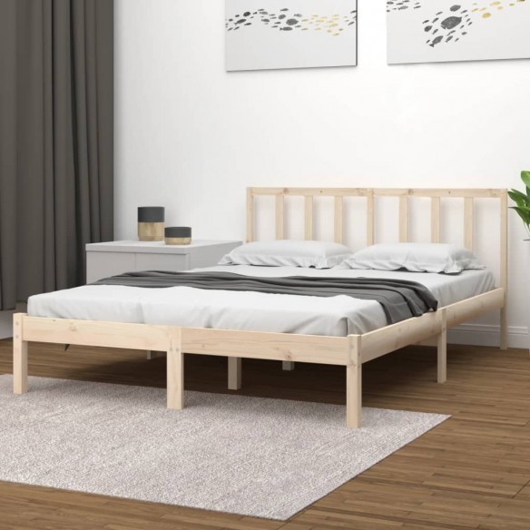 Lit Bois de pin massif 160x200 cm