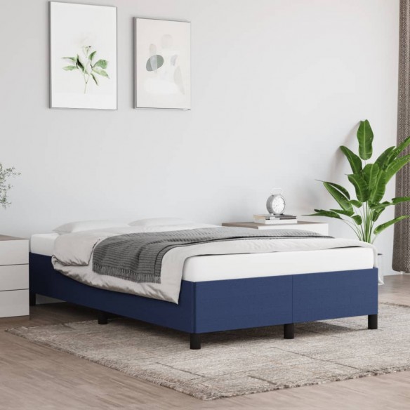 Lit Bleu 120 x 200 cm Tissu