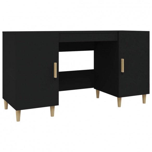 Bureau Noir 140x50x75 cm  Bureau Noir 140x50x75 cm