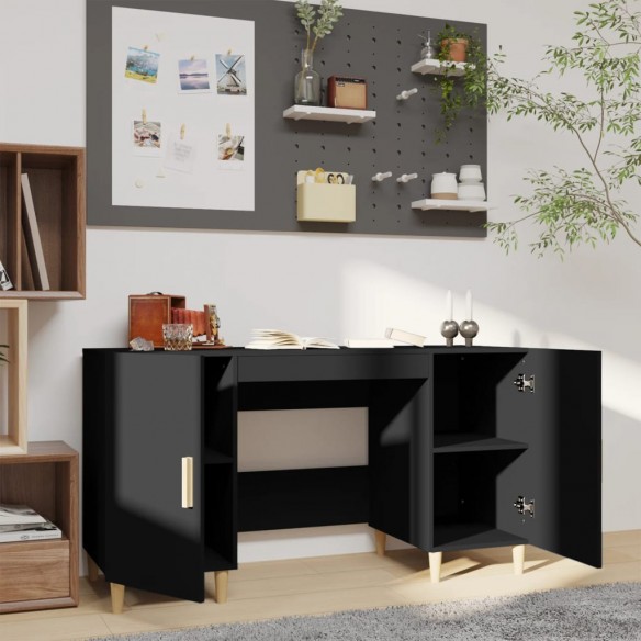 Bureau Noir 140x50x75 cm  Bureau Noir 140x50x75 cm