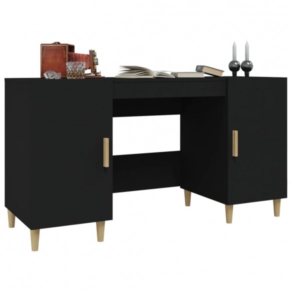 Bureau Noir 140x50x75 cm  Bureau Noir 140x50x75 cm