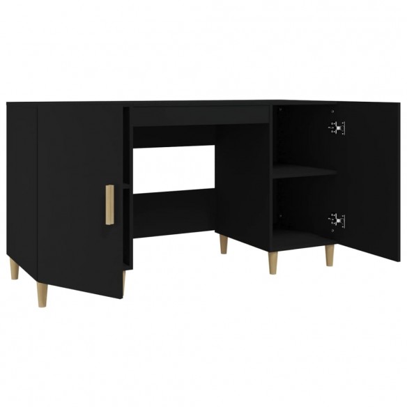 Bureau Noir 140x50x75 cm  Bureau Noir 140x50x75 cm