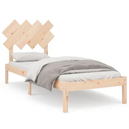 Lit 90x200 cm Bois massif 2