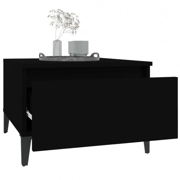 Table d'appoint Noir 50x46x35 cm  Table d'appoint Noir 50x46x35 cm