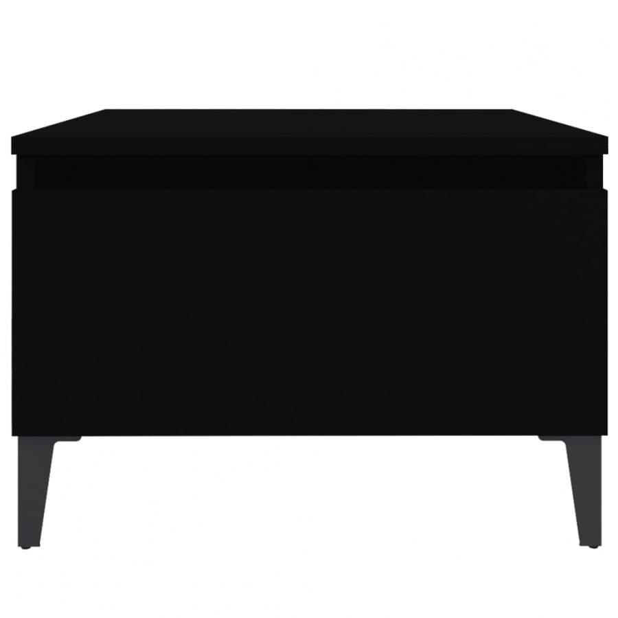 Table d'appoint Noir 50x46x35 cm