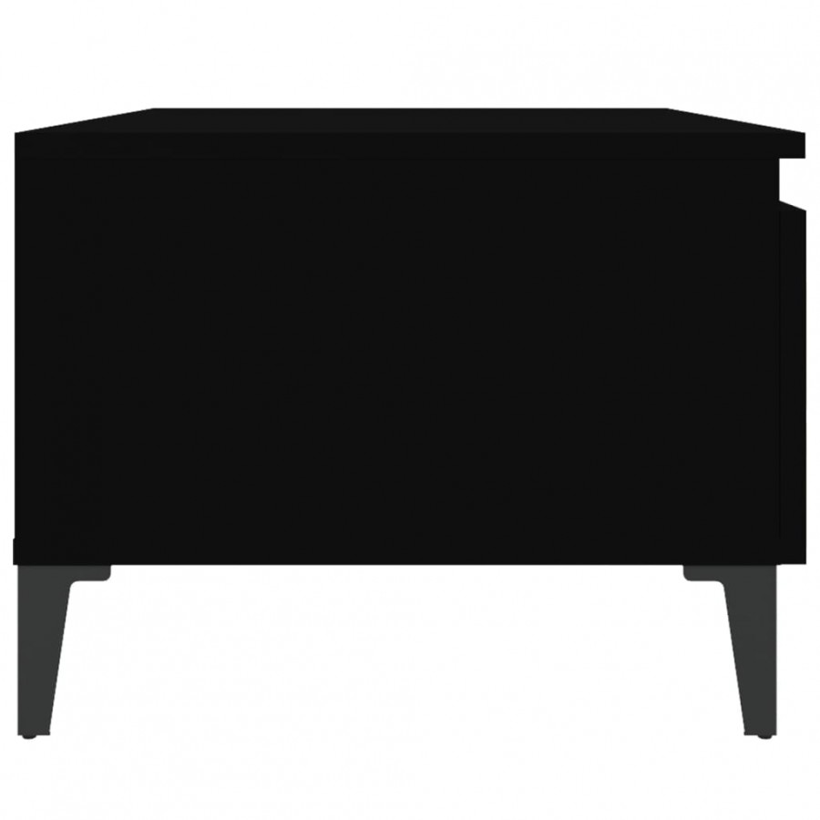 Table d'appoint Noir 50x46x35 cm
