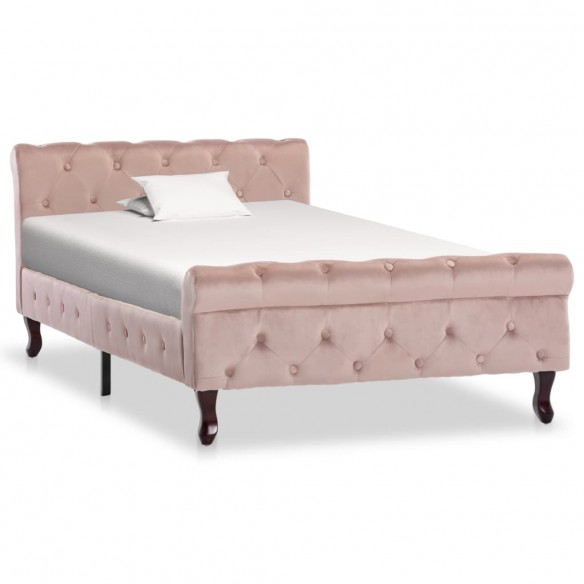 Lit Rose Velours 100 x 200 cm