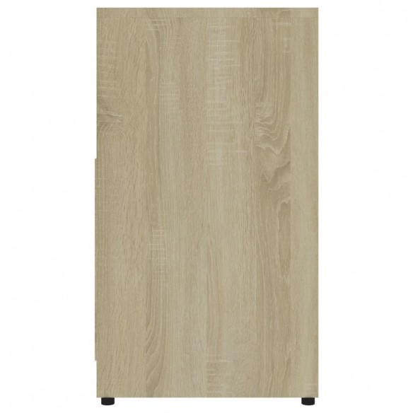 Armoire de salle de bain Chêne sonoma 60x33x61 cm Aggloméré