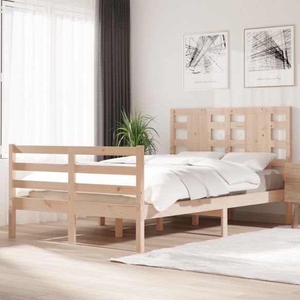 Lit Bois de pin massif 120x200 cm