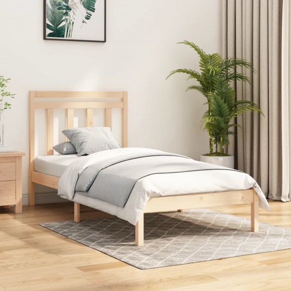 Lit Bois massif 90x200 cm