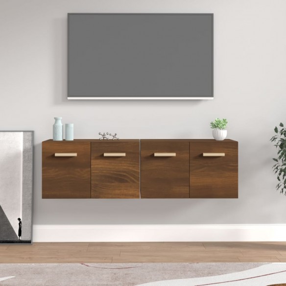Armoires murales 2pcs Chêne brun 60x36,5x35cm 
