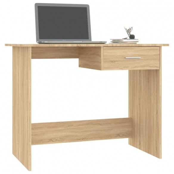 Bureau Chêne sonoma 100 x 50 x 76 cm Aggloméré Bureau Chêne sonoma 100 x 50 x 76 cm Aggloméré