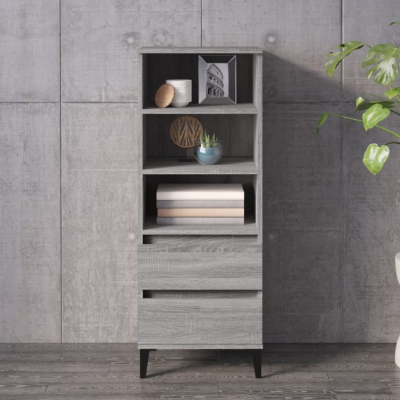 Buffet haut Sonoma gris 40x36x110 cm 