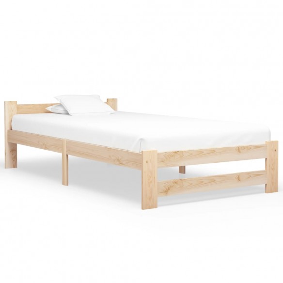 Lit Bois de pin massif 90x200 cm