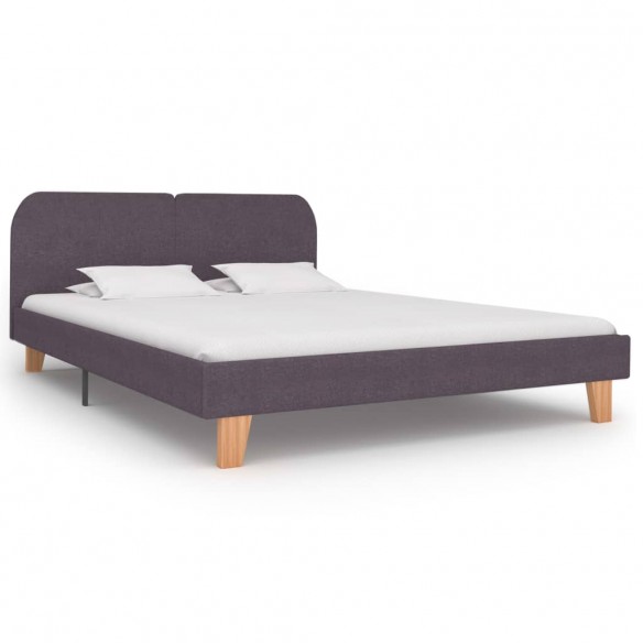 Lit Taupe Tissu 180 x 200 cm