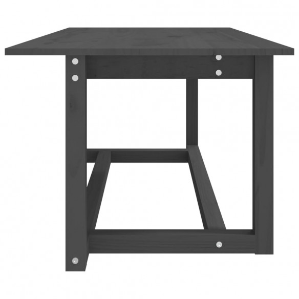 Table basse Gris 110x55x45 cm Bois massif de pin Table basse Gris 110x55x45 cm Bois massif de pin