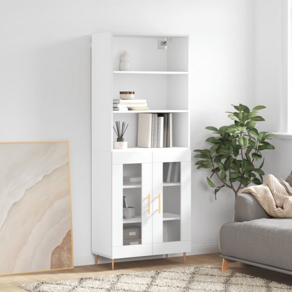 Buffet haut Blanc 69,5x34x180 cm 