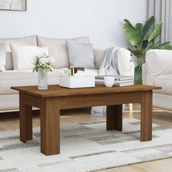 Table basse Chêne marron 100x60x42 cm 