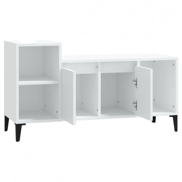 Meuble TV Blanc 100x35x55 cm 
