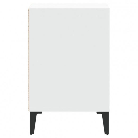 Meuble TV Blanc 100x35x55 cm 