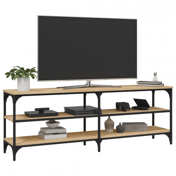 Meuble TV chêne sonoma 140x30x50 cm bois d'ingénierie Meuble TV chêne sonoma 140x30x50 cm bois d'ingénierie