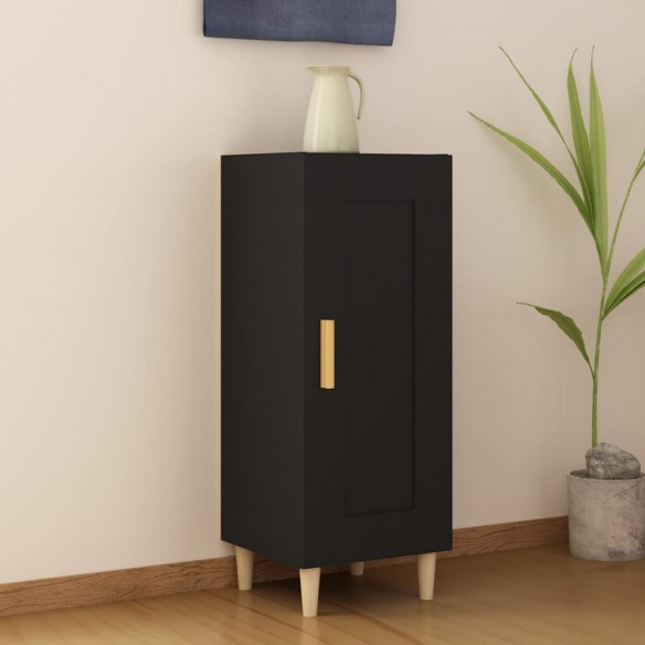 Buffet Noir 34,5x34x90 cm 