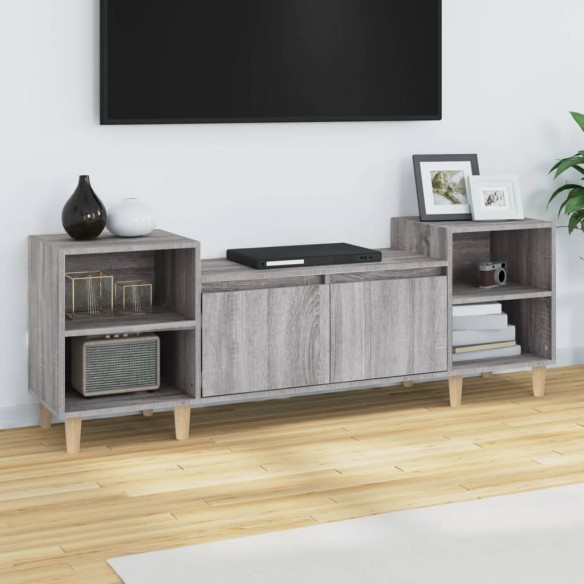 Meuble TV Sonoma gris 160x35x55 cm 