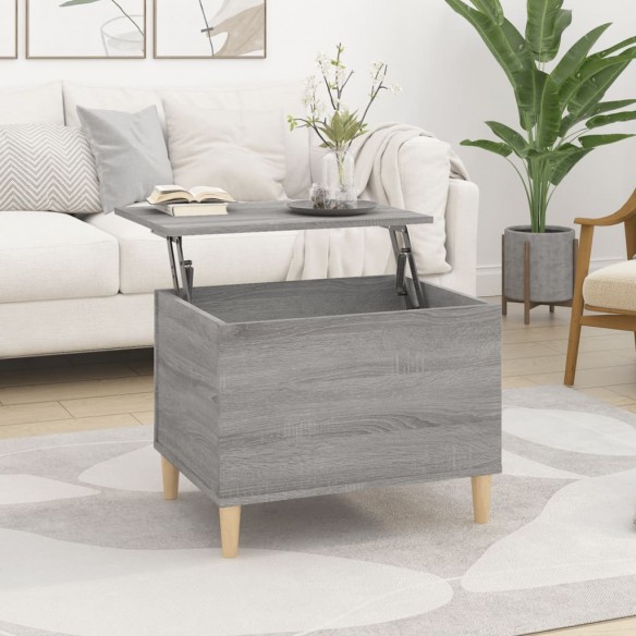 Table basse Sonoma gris 60x44,5x45 cm 
