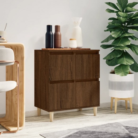 Buffet Chêne marron 60x35x70 cm 