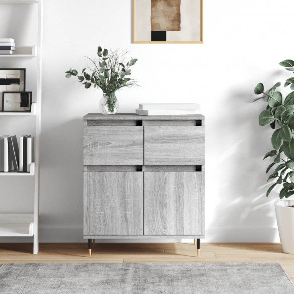 Buffet Sonoma gris 60x35x70 cm 
