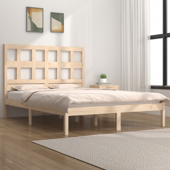 Lit Bois de pin massif 200x200 cm