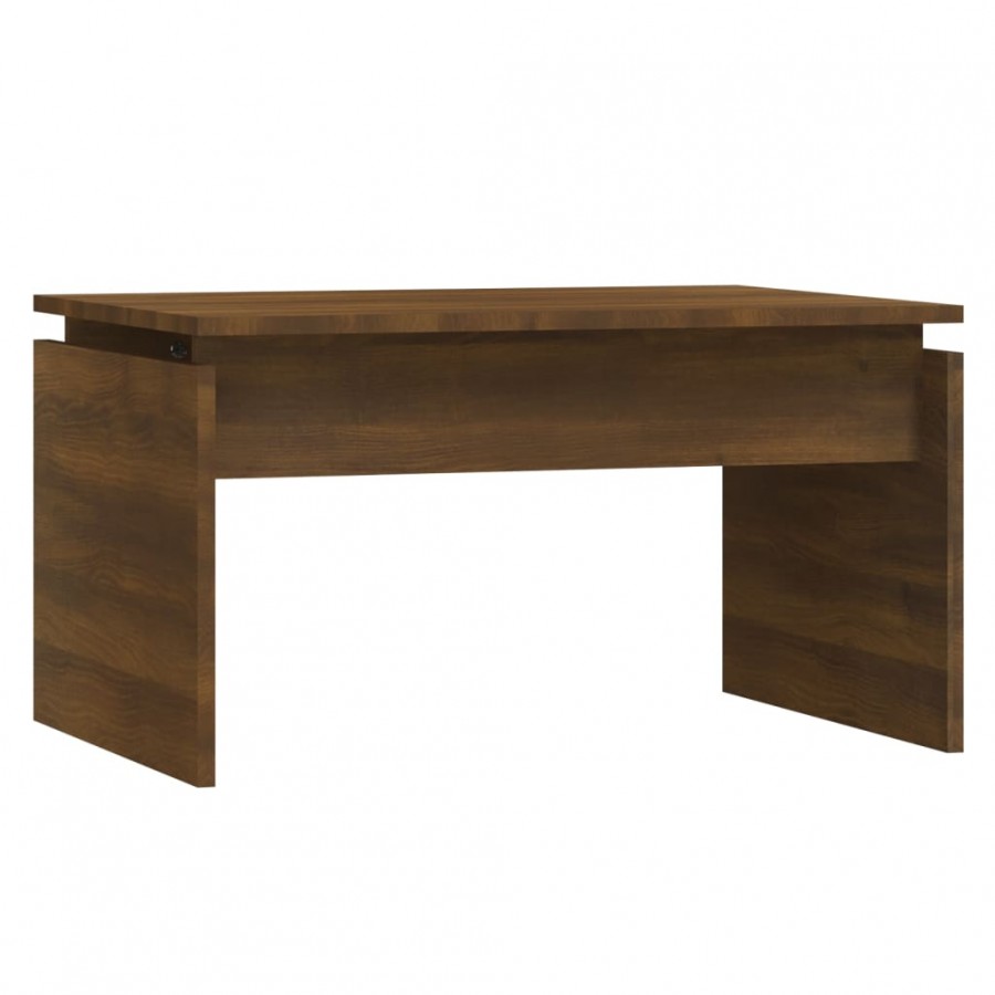 Table basse Chêne marron 68x50x38 cm 