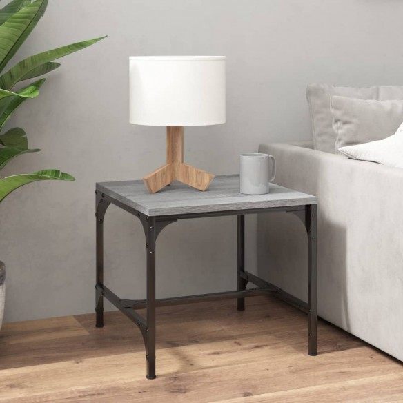 Table basse Sonoma gris 50x50x35 cm 