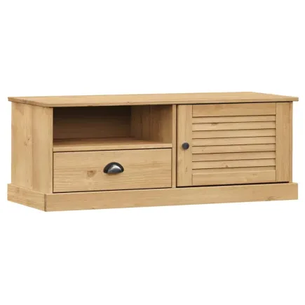 Meuble TV VIGO 106x40x40 cm bois massif de pin 2