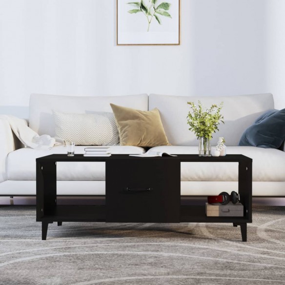 Table basse Noir 102x50x40 cm 
