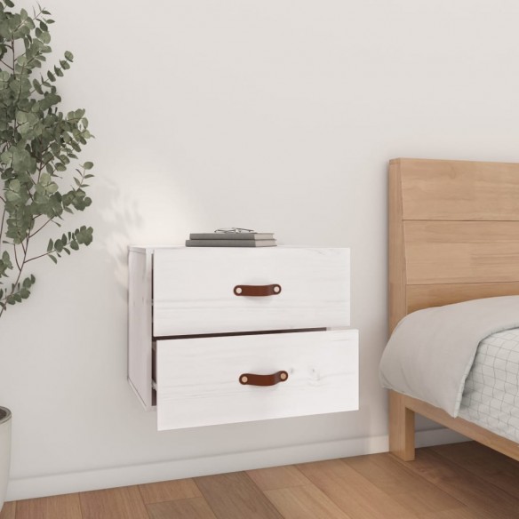 Table de chevet murale Blanc 50x36x40 cm Table de chevet murale Blanc 50x36x40 cm
