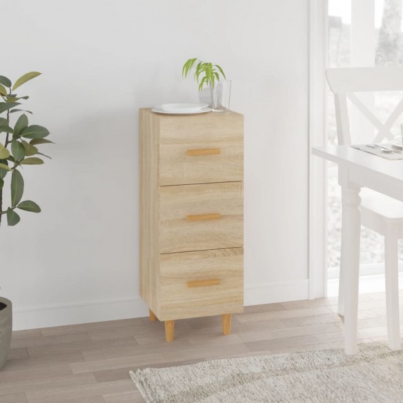 Buffet Chêne sonoma 34,5x34x90 cm 