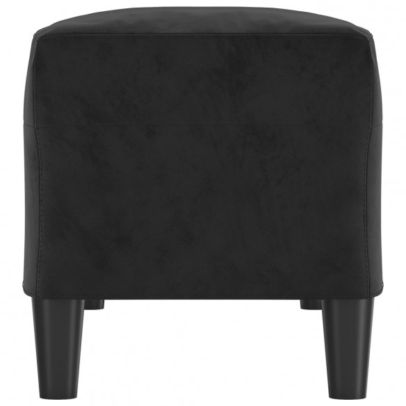 Banc Noir 100x35x41 cm Velours Banc Noir 100x35x41 cm Velours