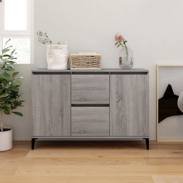 Buffet Sonoma gris 104x35x70 cm 
