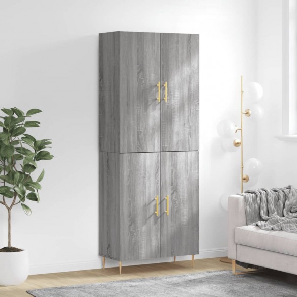 Buffet haut Sonoma gris 69,5x34x180 cm 