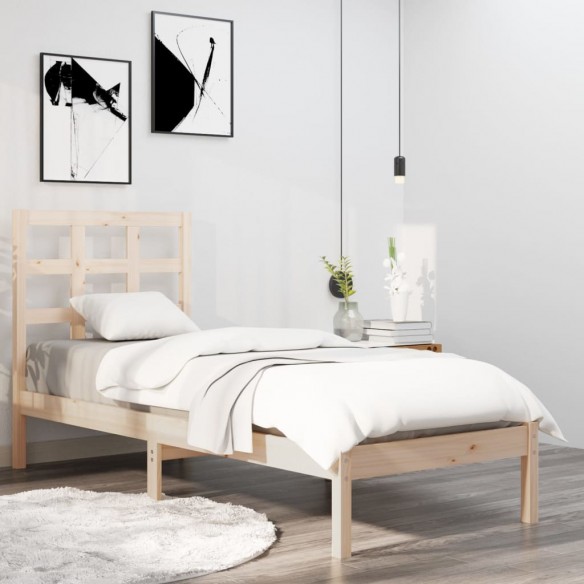 Lit Bois massif 90x200 cm