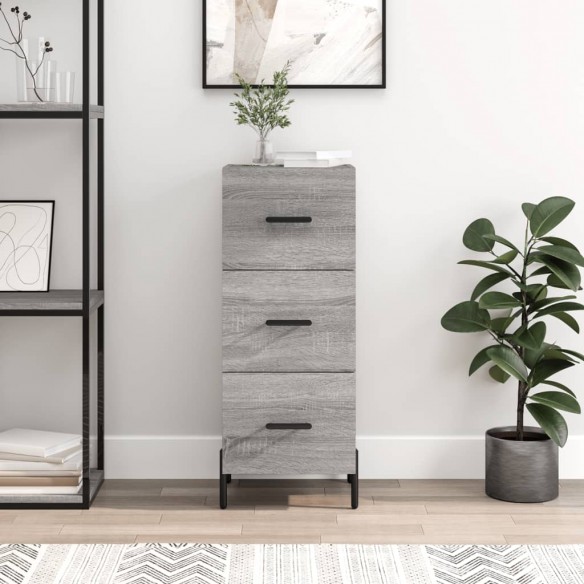 Buffet Sonoma gris 34,5x34x90 cm 