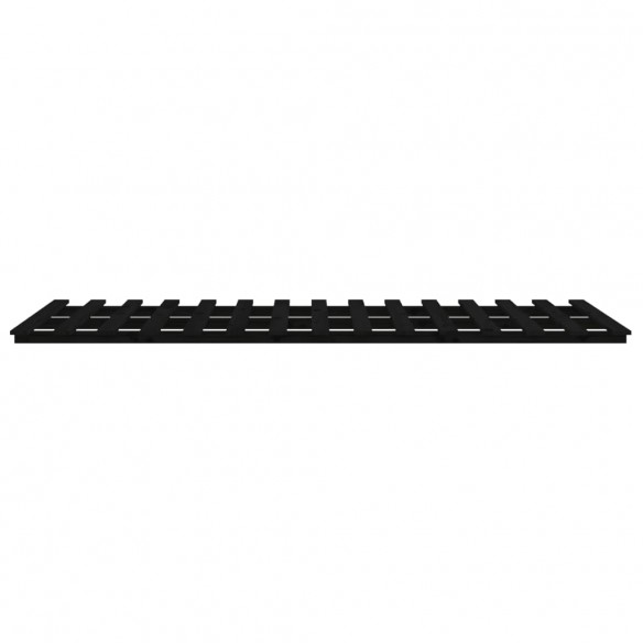 Lit Noir 75x190 cm Bois de pin massif
