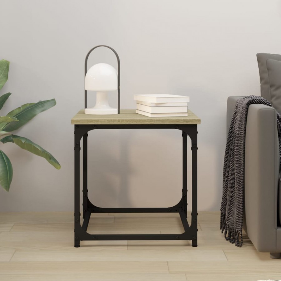 Table d'appoint Chêne sonoma 40x40x40 cm