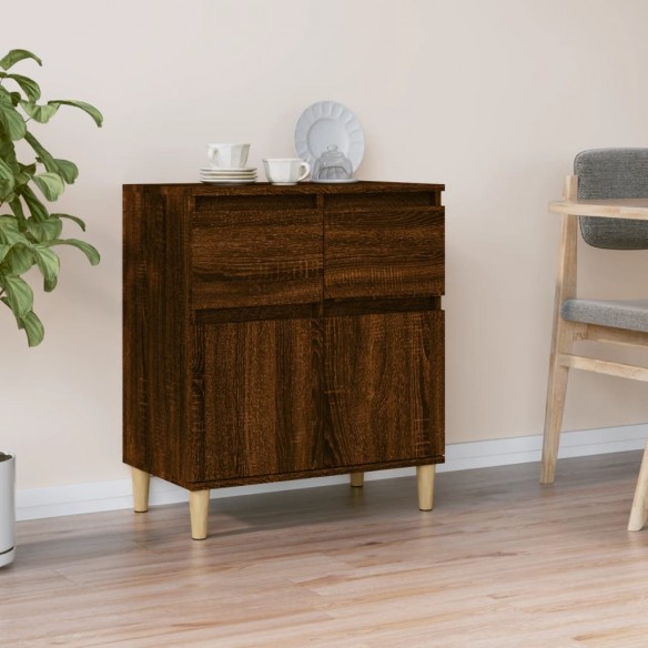 Buffet Chêne marron 60x35x70 cm 